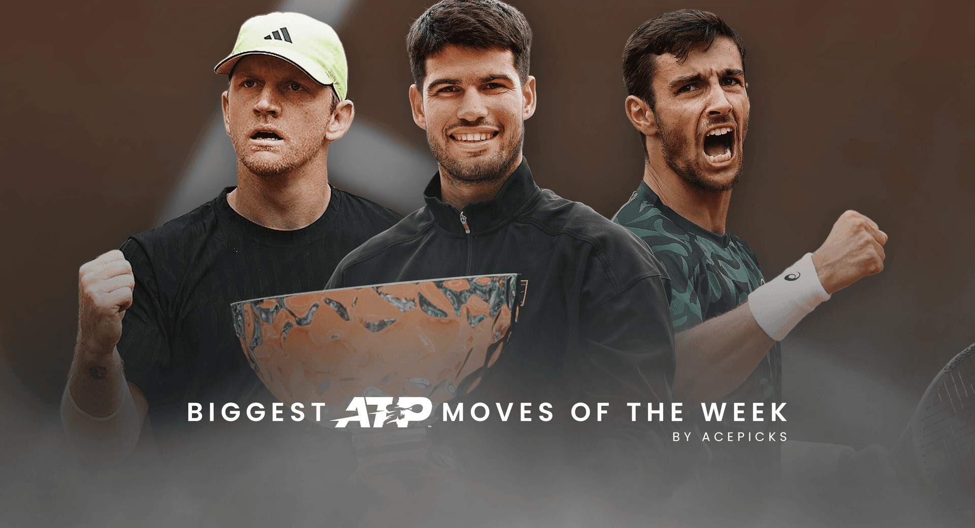 Cover Image for Biggest ATP moves of the week: As of 14 April 2025